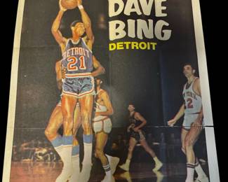 1970 TOPPS POSTER 7 Dave Bing