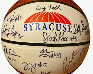 Syracuse Basketball Signed