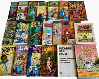 Pulp Fiction & Adult Comics 1960-70's