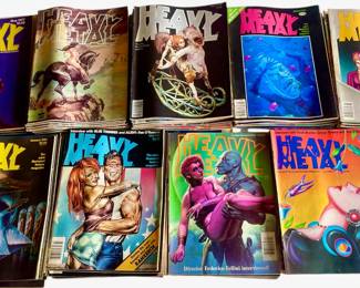 Heavy Metal Magazines 1977-1980's