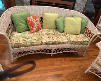 Wicker sofa