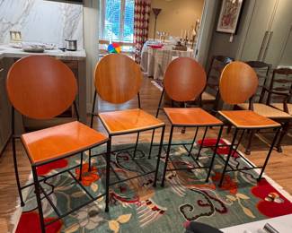 Set of 4 Dakota Johnson Vik-Ter II bar stools very rare seldom found
