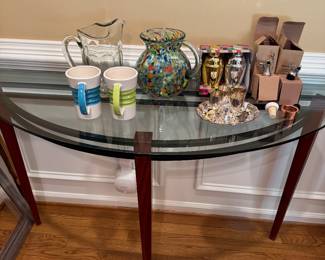 Glass table