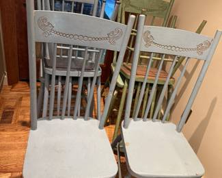 Antique side chairs