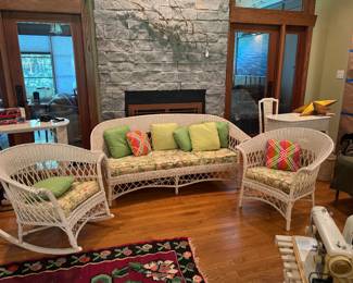 Vintage wicker furniture