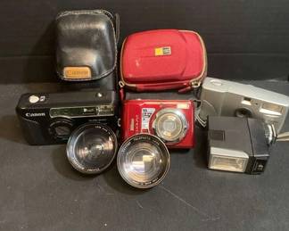 Film Digital Cameras Vivatar Lenses Honeywell Flash