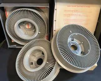 3 Kodak Carousel Slide Trays for 80 Slides ea