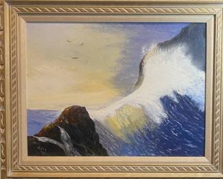 Pallette Knife Oil Painting By Glen Sandstrom
