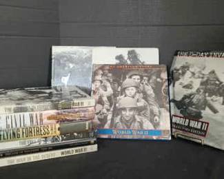Hard Back War Coffee Table Books Including Collectors Edition The D Day Invasion