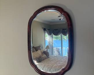 Hekman Framed Mirror
Elegant wall mirror by Hekman, featuring a carved wood frame with decorative detailing. Perfect above a dresser or as a statement accent piece.
• Condition: Excellent