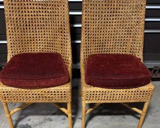 Crate & Barrel Wicker Chairs