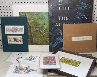 Bird Prints & Framed Stamps