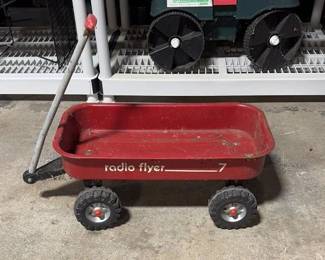 Tiny Radio Flyer Wagon