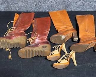 Vintage Ladies Boots & Heels