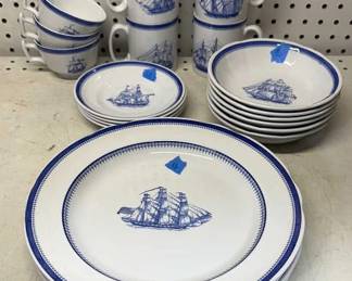 Spode Blue Clipper
