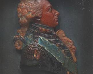 Wax Portrait of John Jervis, 1st Earl of St Vincent, by John Flaxman