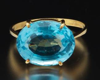 H. Stern Topaz and Gold Ring
