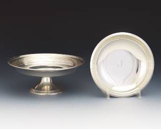 Two Tiffany Sterling Servers