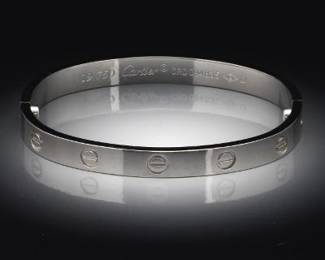 Cartier Style 18k Gold Love Bracelet