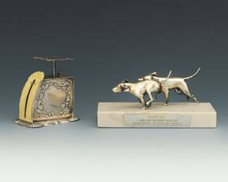 Sterling Sculpture and Postal Scale