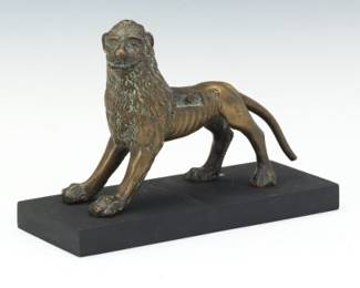 Bronze Lion Figure, ca. 12th Century