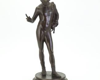 19th Century Neoclassical Style Bronze Figure of Dionysus