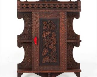 Mid 19th Century Wall Mounted Storage Cabinet