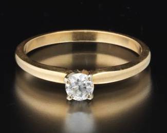 Ladies Diamond Solitaire Ring