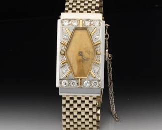 White Gold and Diamond Croton Wristwatch.