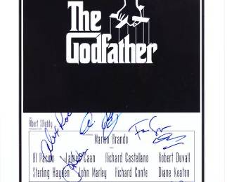 Autographed Godfather Poster