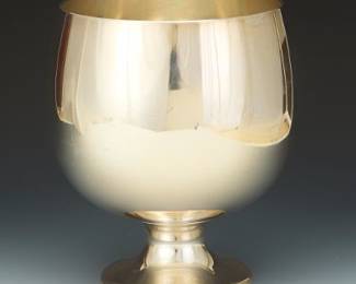 Cartier Silver Plate Oversize Decorative Snifter