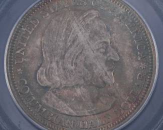 PCGS MS 66 1893 Columbian 50 cents