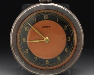 Eska Sterling Coin Vest Pocket Watch