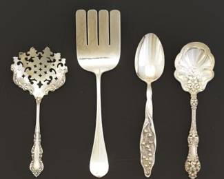 Four Sterling Serving Pieces