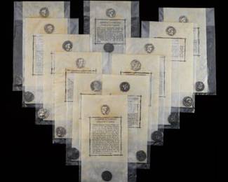 Ancient Coin Collection Of The Twelve Caesar