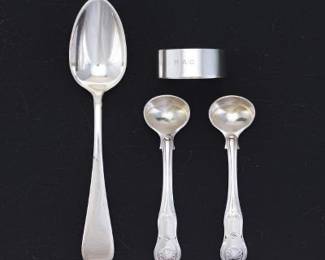 Four Sterling Items Including English George III and Tiffany Co.