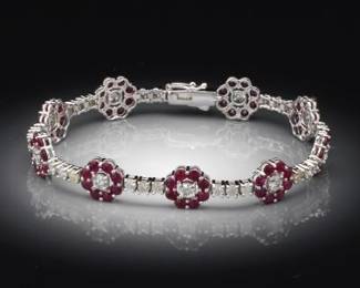 14K Ruby and Diamond Segment