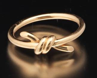 Tiffany Co. 18K Gold Knot Ring