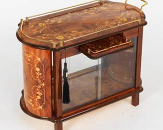 Parquetry Bar Cart