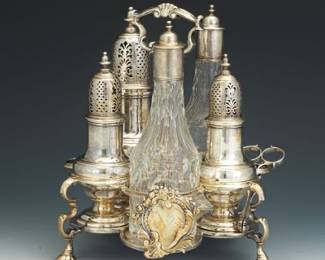 Samuel Wood Sterling 1750 Cruet Set