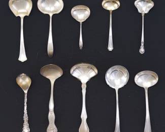 Assemblage of Ten Ladles and Scoops