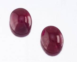 Unmounted 2.28 Ct Total Pair of Near Matching Rubies