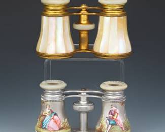 Two Pairs of Lemaire Fi Paris and A. Kornblum Pittsburgh Opera Glasses