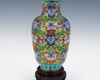 Chinese Cloisonne Vase