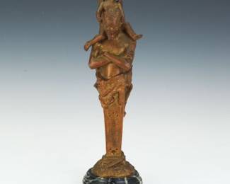 Bronze Statue of the God Pan signed Barsotti