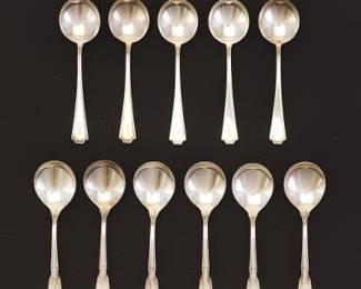 Eleven Boullion Spoons