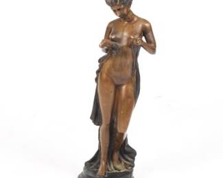 Bronze Sculpture of a Nude Woman