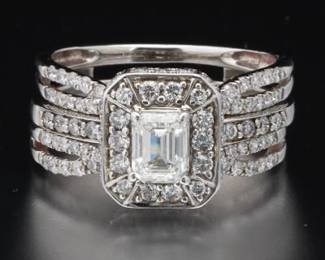Ladies Diamond Bridal Set