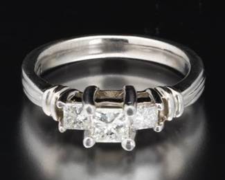 ZEI Gold and Diamond Ring