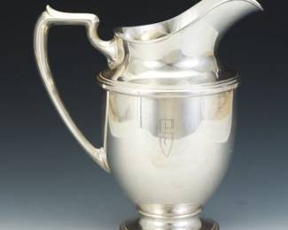 M. Fred Hirsh Co. Sterling Water Pitcher